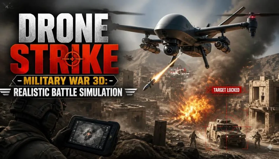 Drone Strike Military War 3D: Realistic Battle Simulation
